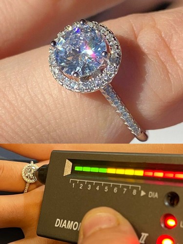 Real 2ct moissanite - real,